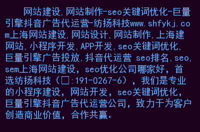 上海专业网站建设(上海网站建设在线咨询)