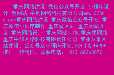 网站建设重庆(重庆网站建设推广服务)